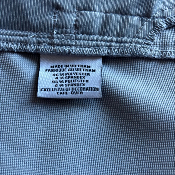 Antigua Demand Sleeveless Jacket Ahead USA Gray Shirt Size Large - Picture 8 of 8